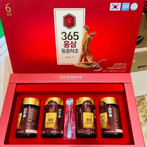 Cao Hồng Sâm Đông Trùng Hạ Thảo 365 Gold